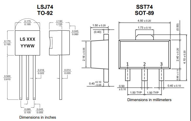 LSJ74,SST74超低噪聲單P通道晶體管Linear Systems