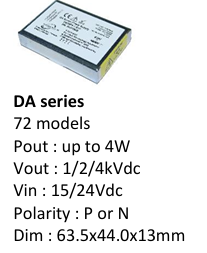 DA系列高壓電源模塊