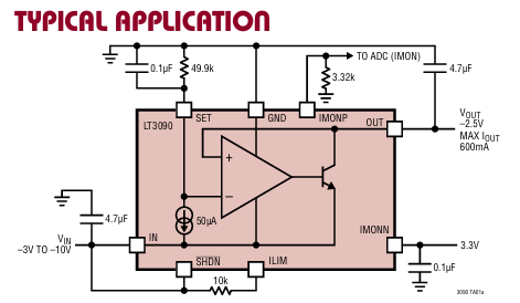 LT3090EDD線性穩(wěn)壓器(LDO)現(xiàn)貨供應(yīng)